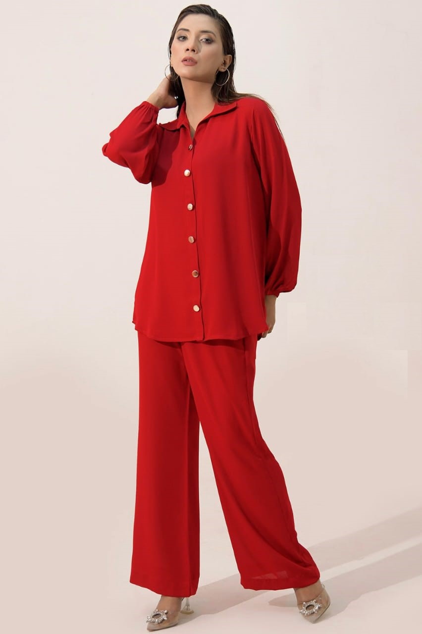 Glam Button CO ORD Set For Her.