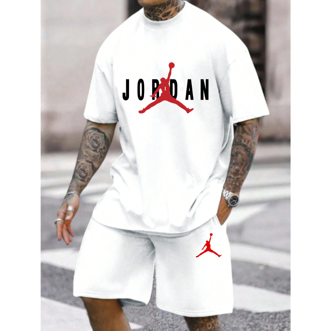 The JR 2-Piece T-Shirt and Short Tracksuit Set.