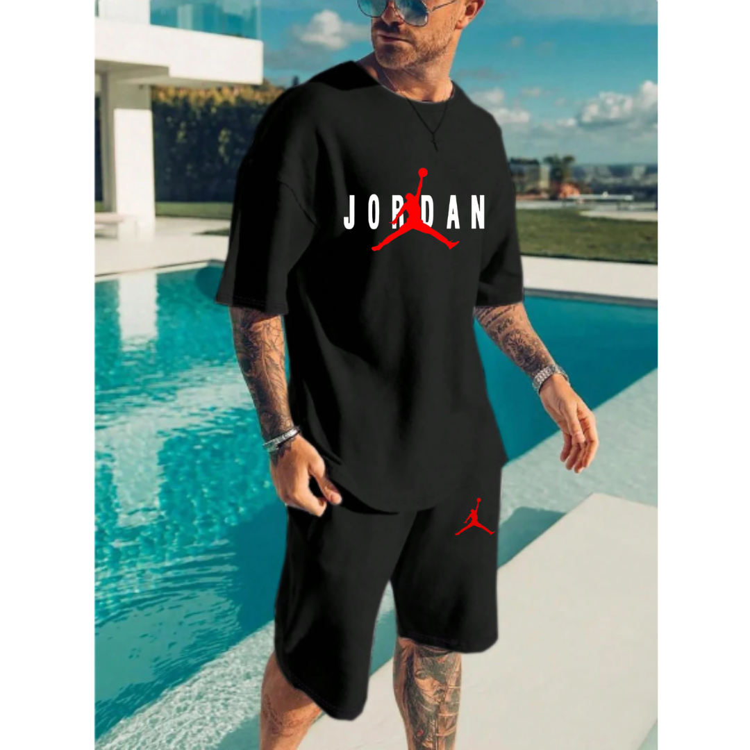 The JR 2-Piece T-Shirt and Short Tracksuit Set.