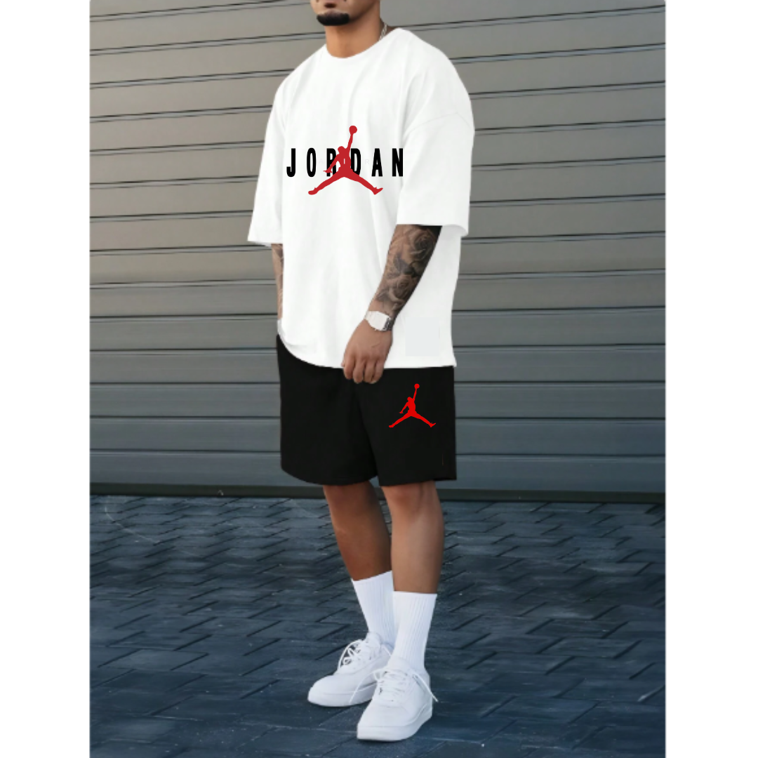 The JR Contrast T-Shirt and Short 2pc Set.