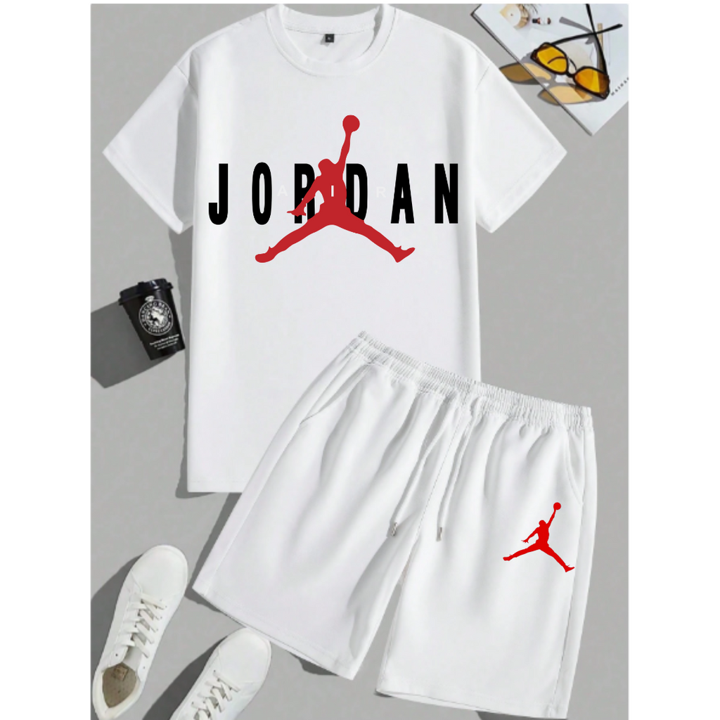 The JR One Color T-Shirt and Short 2piece Set.