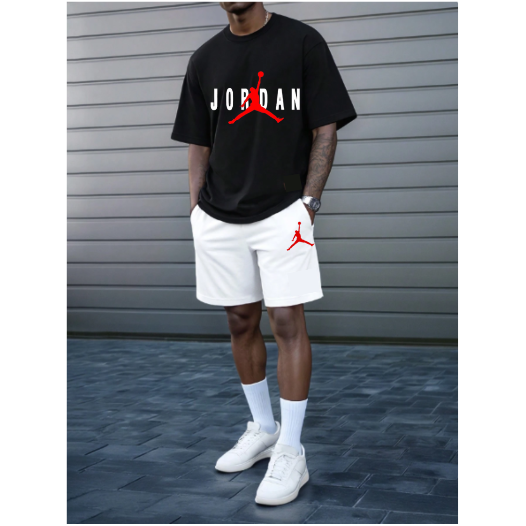 The JR 2-Piece T-Shirt and Short Tracksuit Set.