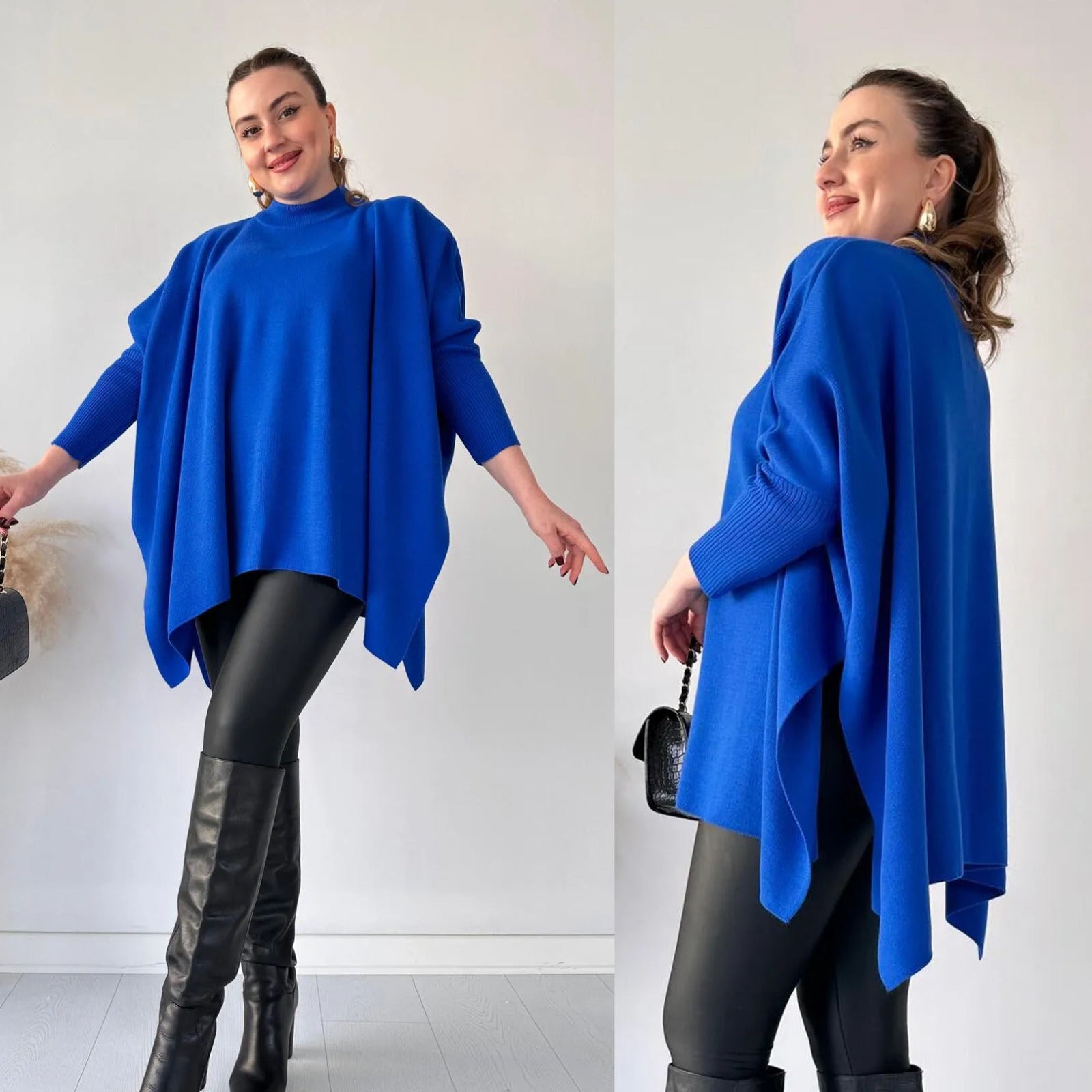 Stylish Turkish Winter Ponchos For Her.