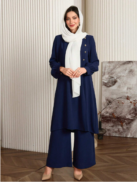 Long Gorgeous Co Ord Set For Her.